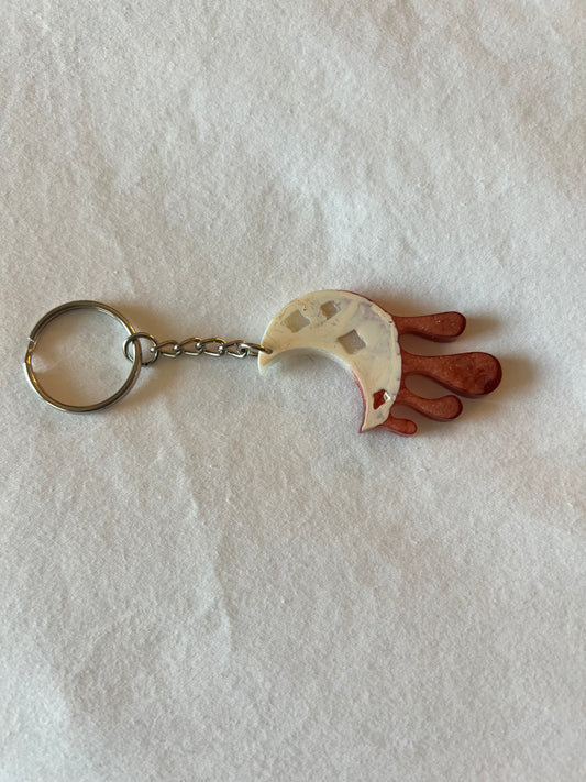 Blood moon keychain